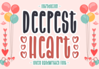 Deepest Heart Font - Featured Image