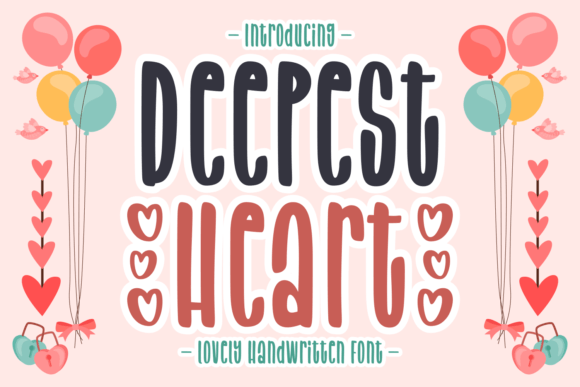 Deepest Heart Font - Featured Image