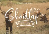 DeerUp Shouttap Duo Font - Featured Image