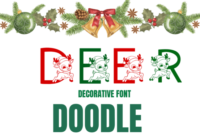 Deer Doodle Font - Featured Image