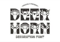 Deer Horn Font - Featured Image