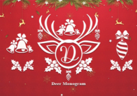 Deer Monogram Font - Featured Image