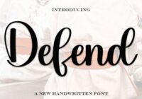 Defend Font - Featured Image