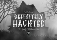 Definitely Haunted Font - Featured Image
