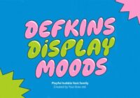 Defkins Display Moods Font - Featured Image