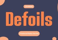 Defoils Font - Featured Image