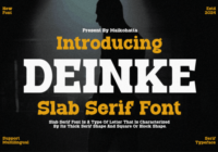 Deinke Font - Featured Image