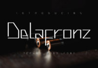 Delafronz Font - Featured Image