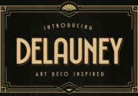 Delauney Font - Featured Image