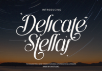 Delicate Stellar Font - Featured Image