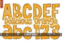Delicious Orange Font - Featured Image