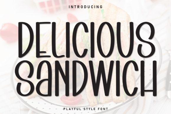Delicious Sandwich Font - Featured Image