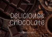 Deliciouse Chocolate Font - Featured Image