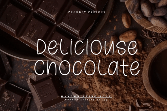 Deliciouse Chocolate Font - Featured Image