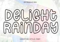 Delight Rainday Font - Featured Image