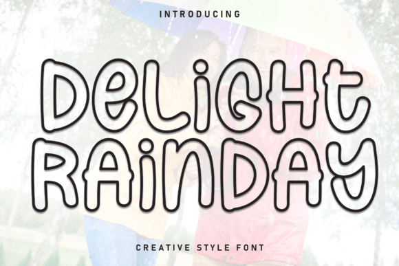 Delight Rainday Font - Featured Image