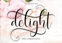 Delight Script Font - Featured Image