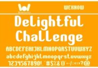 Delightful Challenge Font - Featured Image