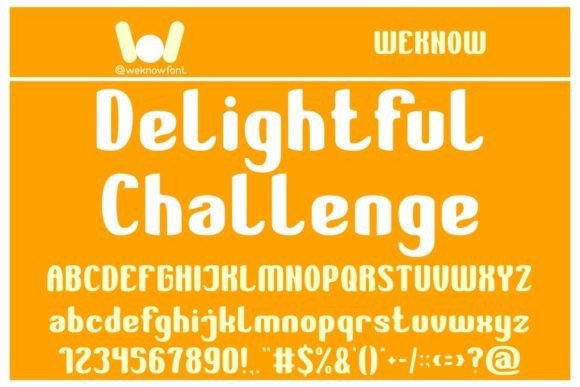 Delightful Challenge Font - Featured Image