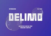 Delimo Font - Featured Image