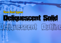 Deliquescent Font - Featured Image