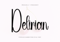 Delirian Font - Featured Image