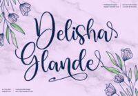 Delisha Glande Font - Featured Image