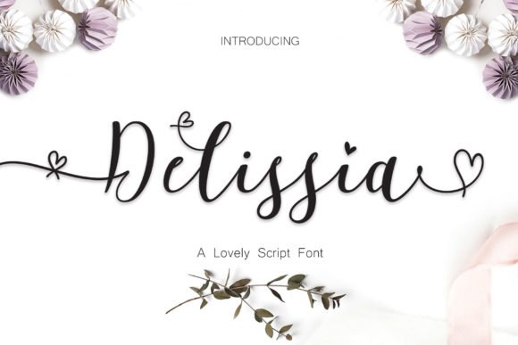 Delissia Script Font - Featured Image