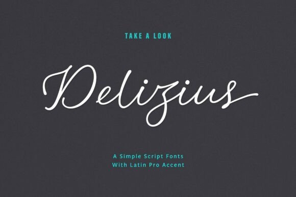 Delizius Latin Pro Font - Featured Image