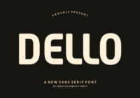 Dello Font - Featured Image
