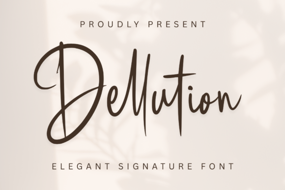 Dellution Font - Featured Image