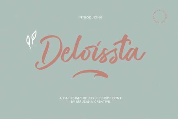 Deloissta Font - Featured Image