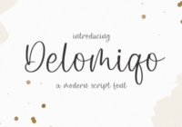 Delomiqo Font - Featured Image