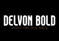 Delvon Bold Font - Featured Image