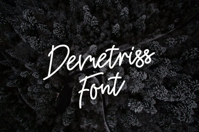 Demetriss Font - Featured Image