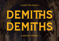 Demiths Font - Featured Image