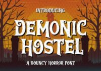Demonic Hostel Font - Featured Image
