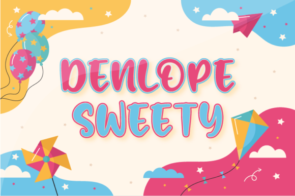 Denlope Sweety Font - Featured Image