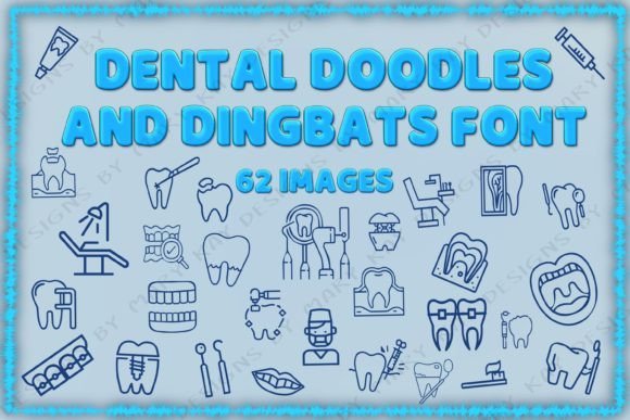 Dental Doodles Font - Featured Image