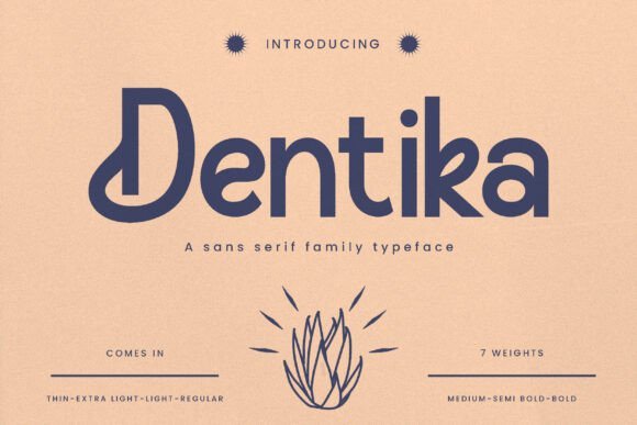 Dentika Font - Featured Image
