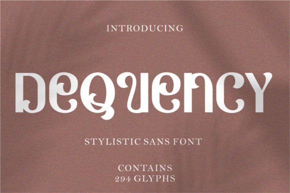 Dequency Font - Featured Image