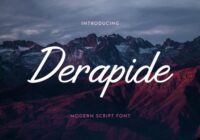 Derapide Font - Featured Image