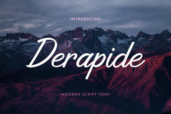 Derapide Font - Featured Image