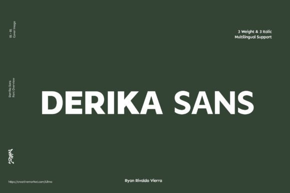 Derika Sans Font - Featured Image