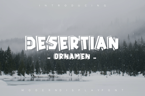 Desertian Ornament Font - Featured Image