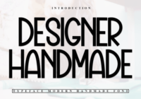 Designer Handmade Font - Featured Image