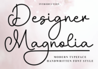Designer Magnolia Font - Featured Image