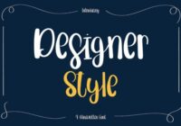 Designer Style Font - Featured Image