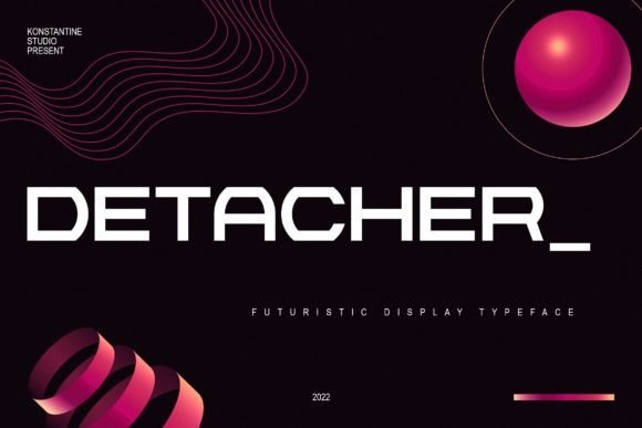 Detacher Font - Featured Image