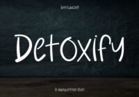 Detoxify Font - Featured Image
